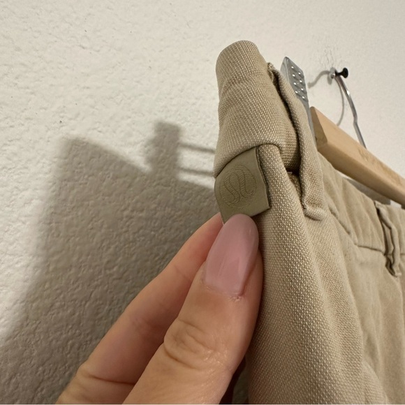 Lululemon Commission Pants Slim Fit Beige Sand Color Size 33 Waist Men’s - Picture 10 of 11